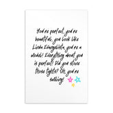 You Look Like Linda Evangelista Postcard